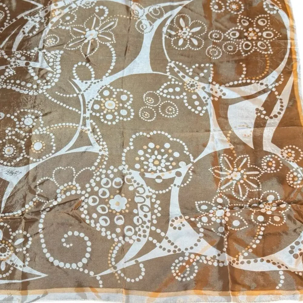 Lilly D'or Vintage Floral Design Scarf